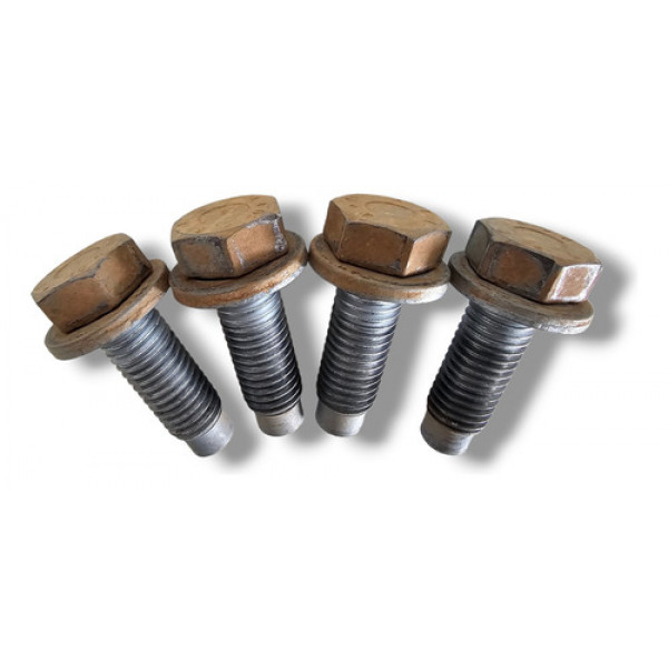 Kit 4 Parafusos Alma Parachoque Traseiro Jeep Renegade 2021
