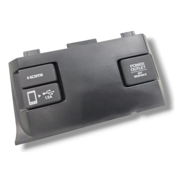 Moldura Tomada Usb Hdmi 12v Console Honda Civic G10 2021