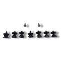 Kit Presilhas Forro Porta Traseira Dir Vw Jetta Rline 2020