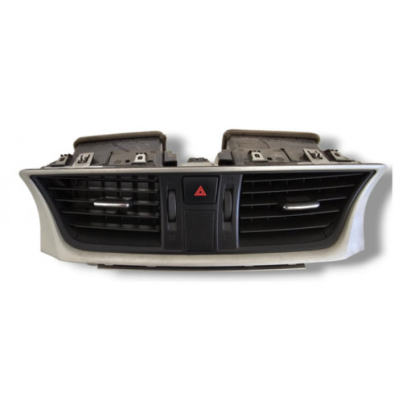 Difusor Ar Central Painel Botao Alerta Nissan Sentra 2014 