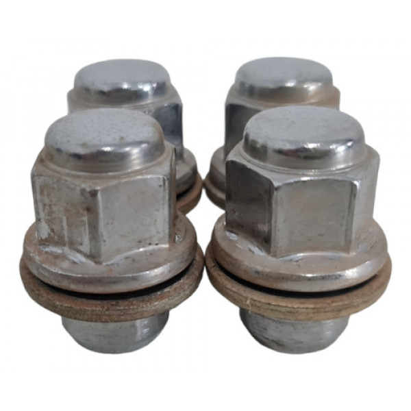 Kit 4 Porcas Roda Toyota Yaris Sedan 1.5 Aut 2022 Original